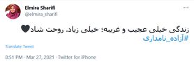 واکنش چهره ها به خبر درگذشت آزاده نامداری