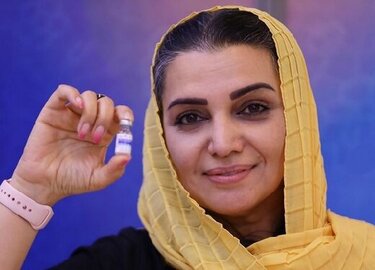 شرایط جسمی الهام پاوه‌نژاد، پس از تزریق داوطلبانه واکسن داخلی کرونا