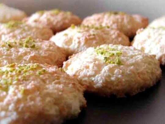 طرز تهیه شیرینی نارگیلی
