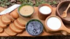 طرز تهیه شیرینی نان باگتی + فیلم