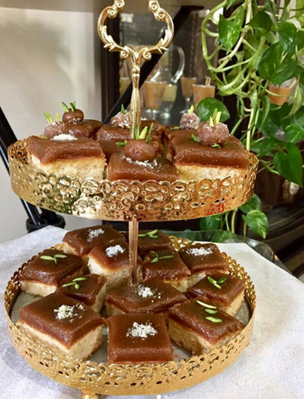 طرز تهیه کیک حلوا