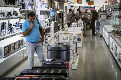 رونق فروش قسطی در بازار لوازم خانگی| بیشترین گرانی مربوط به تلویزیون است