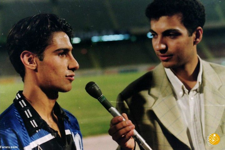 (عکس) قیافه متفاوت فرهاد مجیدی در کنار عادل در ابتدای ورود به استقلال