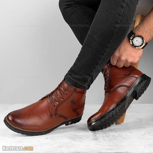 جدیدترین انواع مدل های نیم بوت پاییزه مردانه