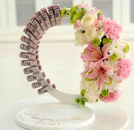 تزیین پول برای تولد