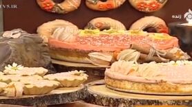 طرز تهیه چيز كيك فانتزی + فیلم