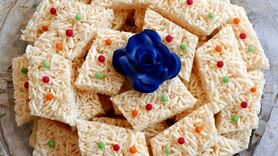 طرز تهیه شیرینی برنجک + فیلم