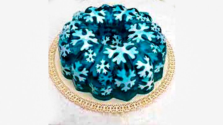 طرز تهیه ژله برفی + فیلم