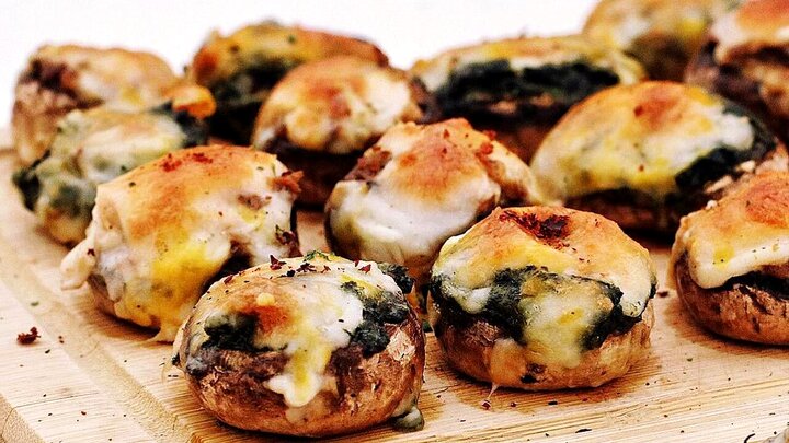 طرز تهیه دلمه قارچ + فیلم