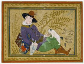 نگارگری تک‌چهره در مکتب اصفهان