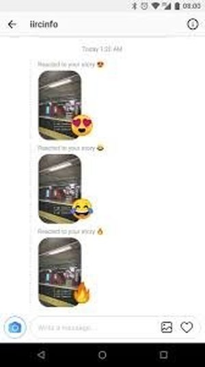 واکنش به  استوری‌های اینستاگرامی با با ارسال ایموجی