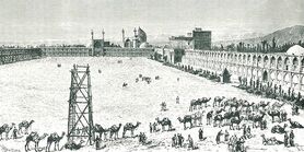 حوض پرحاشیه میدان نقش‌جهان