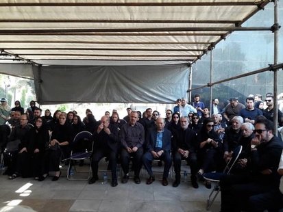 وداع آخر اهالی هنر با «عزت‌ الله انتظامی»