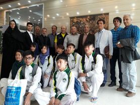 دیدار تیم ملی کاراته کشور ماکائو با رئیس هیات و اداره امور ورزش کارگران استان اصفهان