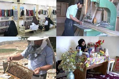 برگزاری نمایشگاه هفته معرفی مشاغل در آران و بیدگل