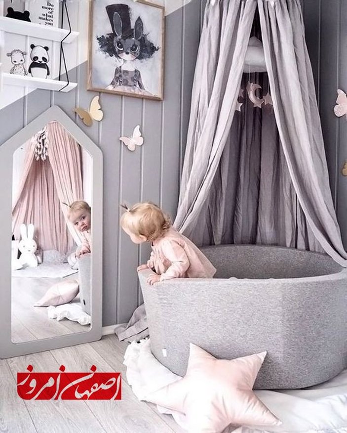 چند طراحی زیبا برای دکوراسیون اتاق نوزاد