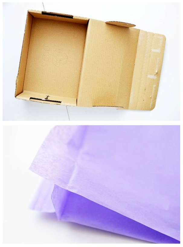 آموزش ساخت باکس هدیه با جعبه کفش