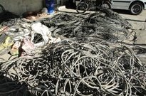 دستگیری «سیم دزد» و کشف نزدیک به یک تن کابل برق سرقتی