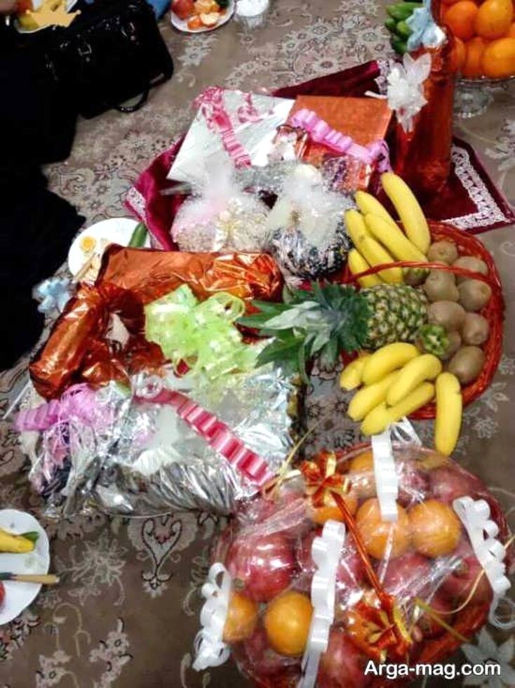 تزیین هدیه شب یلدا برای عروس خانم ها با ایده های جالب و متفاوت