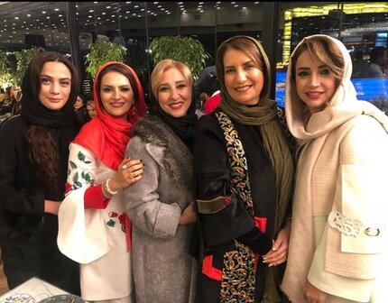 شب خاطره‌انگیز فریبا کوثری با دوستان هنرمندش
