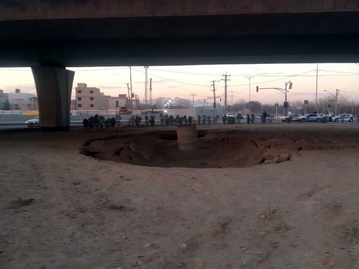 ریزش بخش از خط 2متروی اصفهان/ماجرا ربطی به فرونشست نداشت