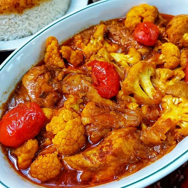 طرز تهیه خورشت گل کلم خوشمزه با گوشت