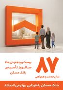 پیام تبریک مدیر شعب بانک مسکن استان اصفهان به مناسبت سالگرد تأسیس بانک مسکن