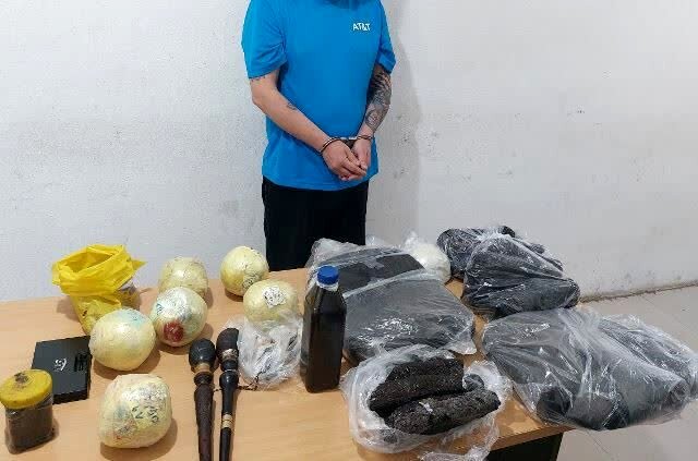 کشف 44 کیلو تریاک از مخفیگاه یک متهم در اصفهان