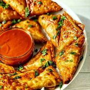 طرز تهیه سمبوسه پاییزی؛ آموزش سمبوسه سرکه و سیب