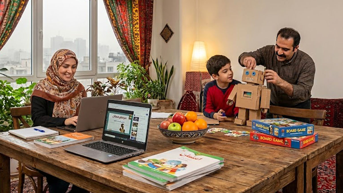 تعطیلی مدارس، حبس خانگی نیست! نقشه راه رشد، بهره‌وری و خوشی دانش‌آموزان و والدین در روزهای خاکستری