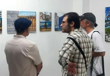فرونشست به گالری آرین هنر معاصر رسید