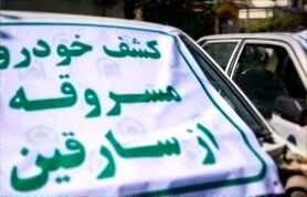 پلیس ۱۶ خودروی مسروقه را پیدا کرد