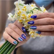 50 طرح ناخن زمستانی ساده و شیک 1403 از اینستاگرام