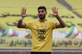 سپاهان فاتح نیمه نخست جام حذفی با دو گل مغانلو
