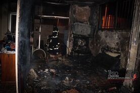 آتش سوزی منزل، وقتی همه خواب بودند