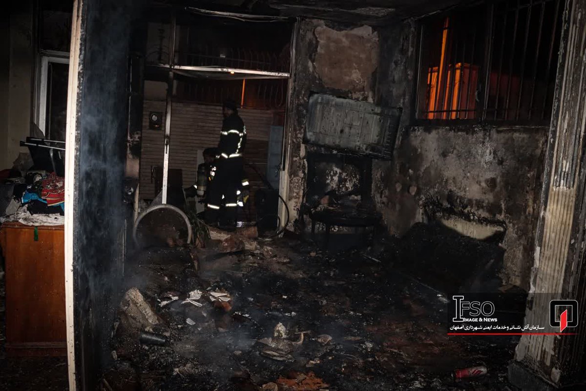 آتش سوزی منزل، وقتی همه خواب بودند